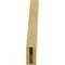 Ekena Millwork 3-inch W x 16-inch D x 22-inch H Copenhagen Rough Cedar Woodgrain TimberThane Knee Brace, Primed BRCUR03X16X22CHGRCPR - alternate 6